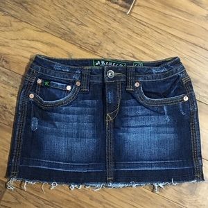 Mini Jean Skirt